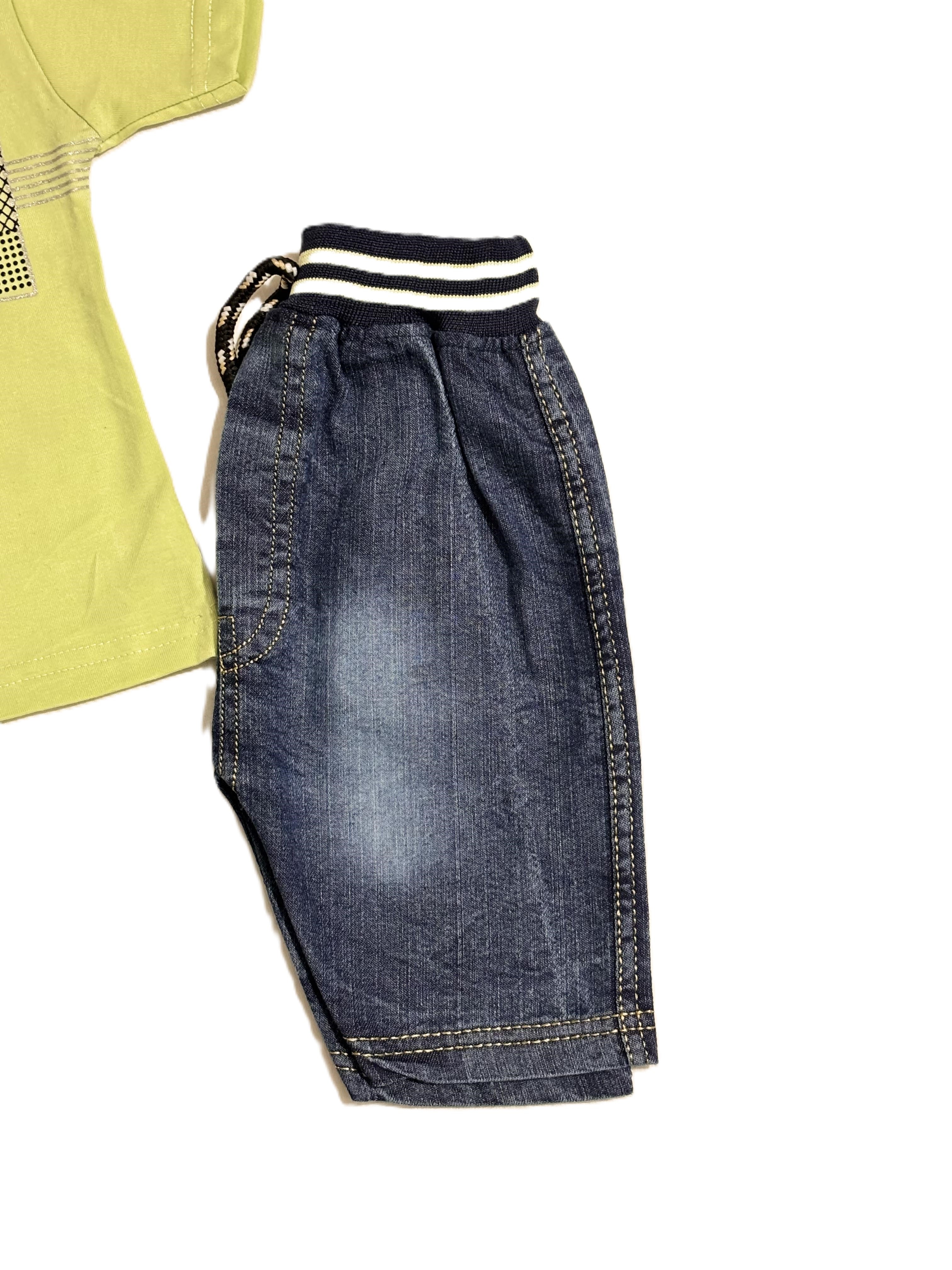 Yellow Kids Boy Shirt with Black Pant – Stylish Outfit