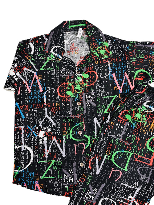 SUMMERS Kids Outfit – Black Printed.