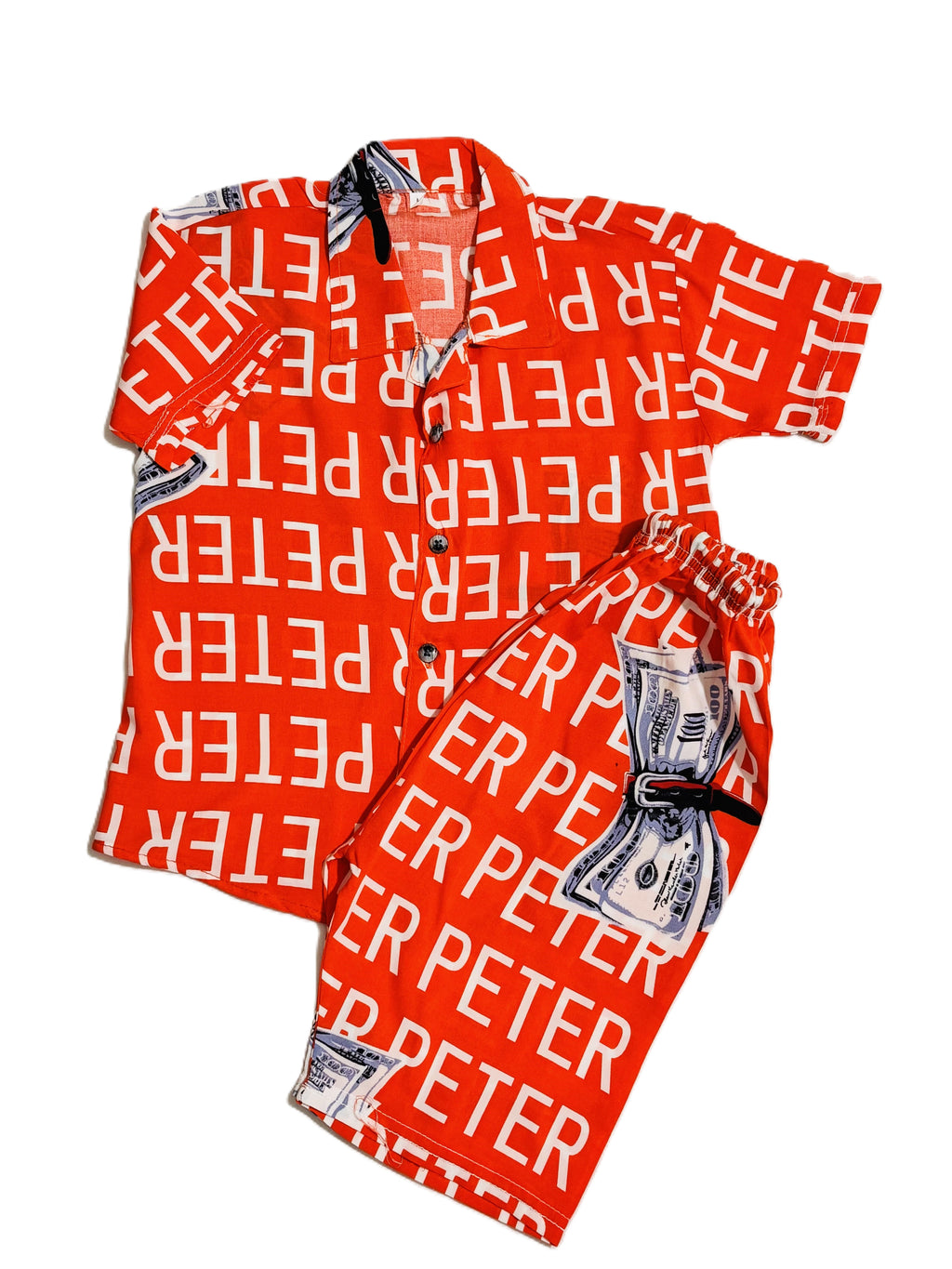 Kids Alphabet Print Shirt with Pant Set – Stylish Outfit