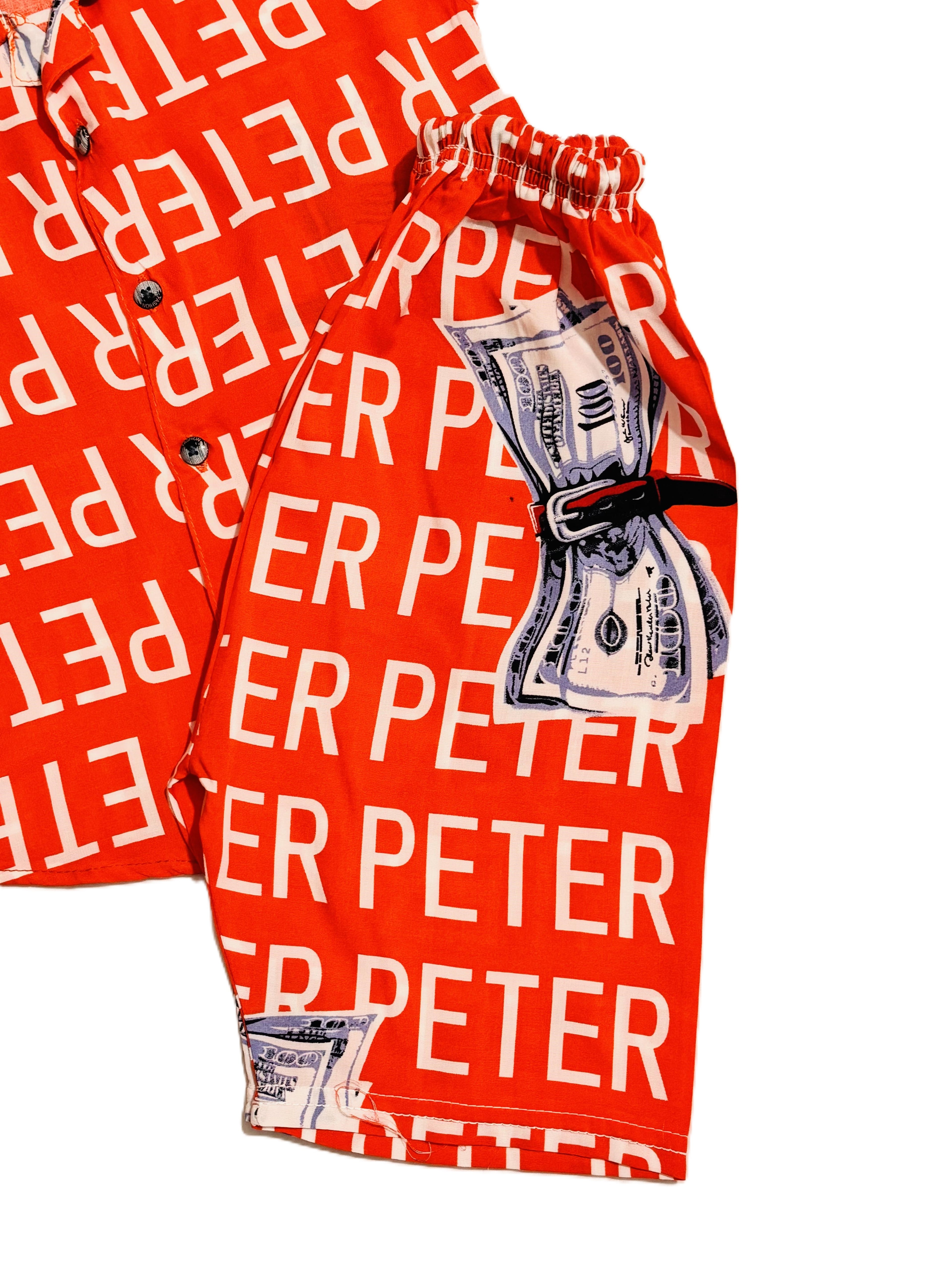 Kids Alphabet Print Shirt with Pant Set – Stylish Outfit