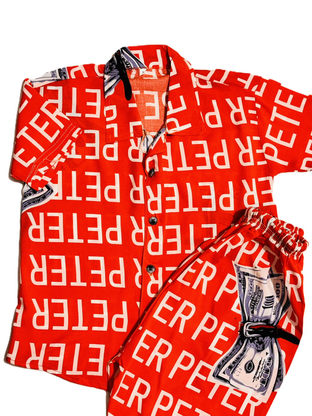 Kids Alphabet Print Shirt with Pant Set – Stylish Outfit
