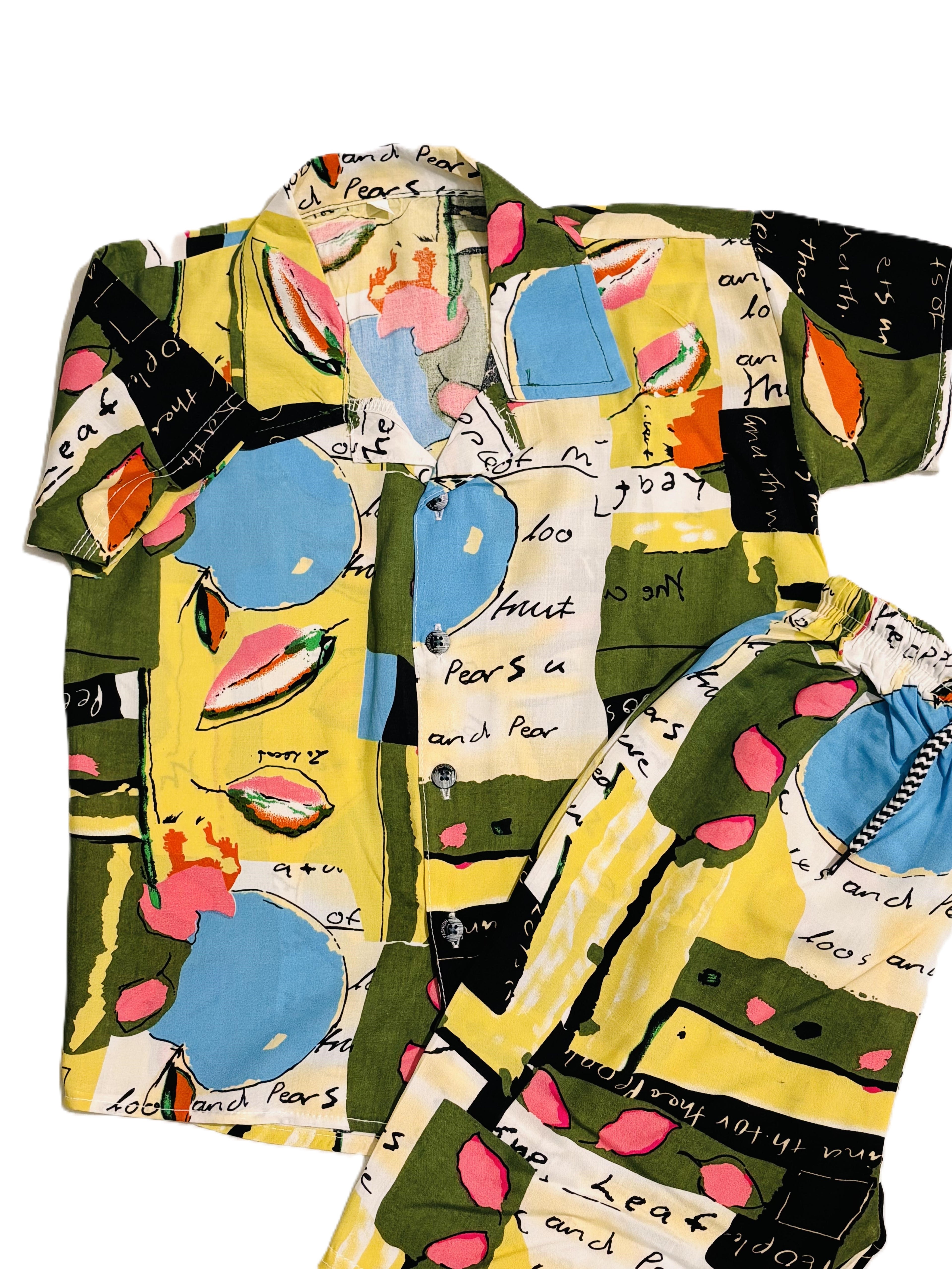 Kids mix color Shirt with Pant Set – Stylish Outfit