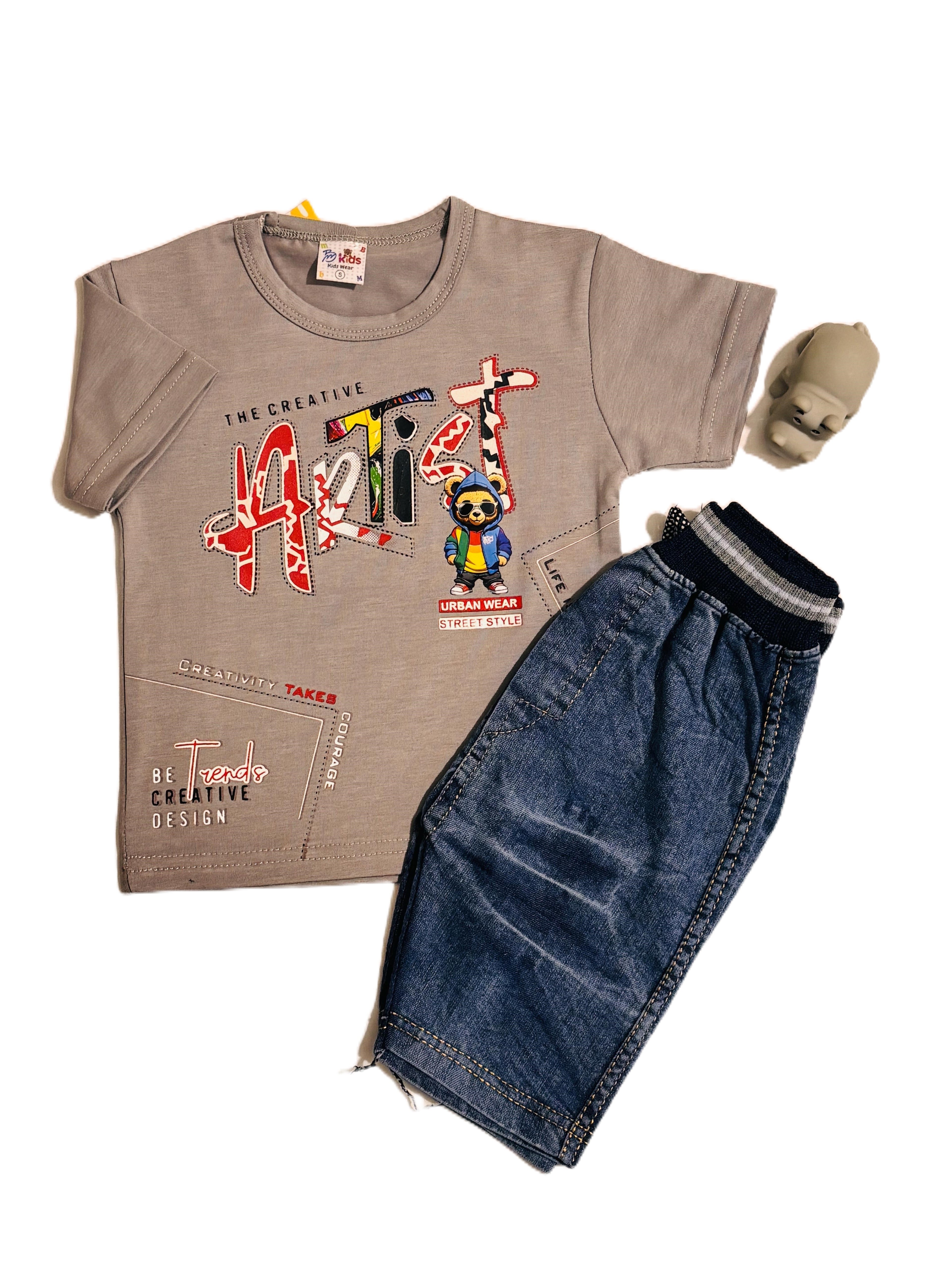 Kids t-Shirt with Pant Set – Stylish Outfit
