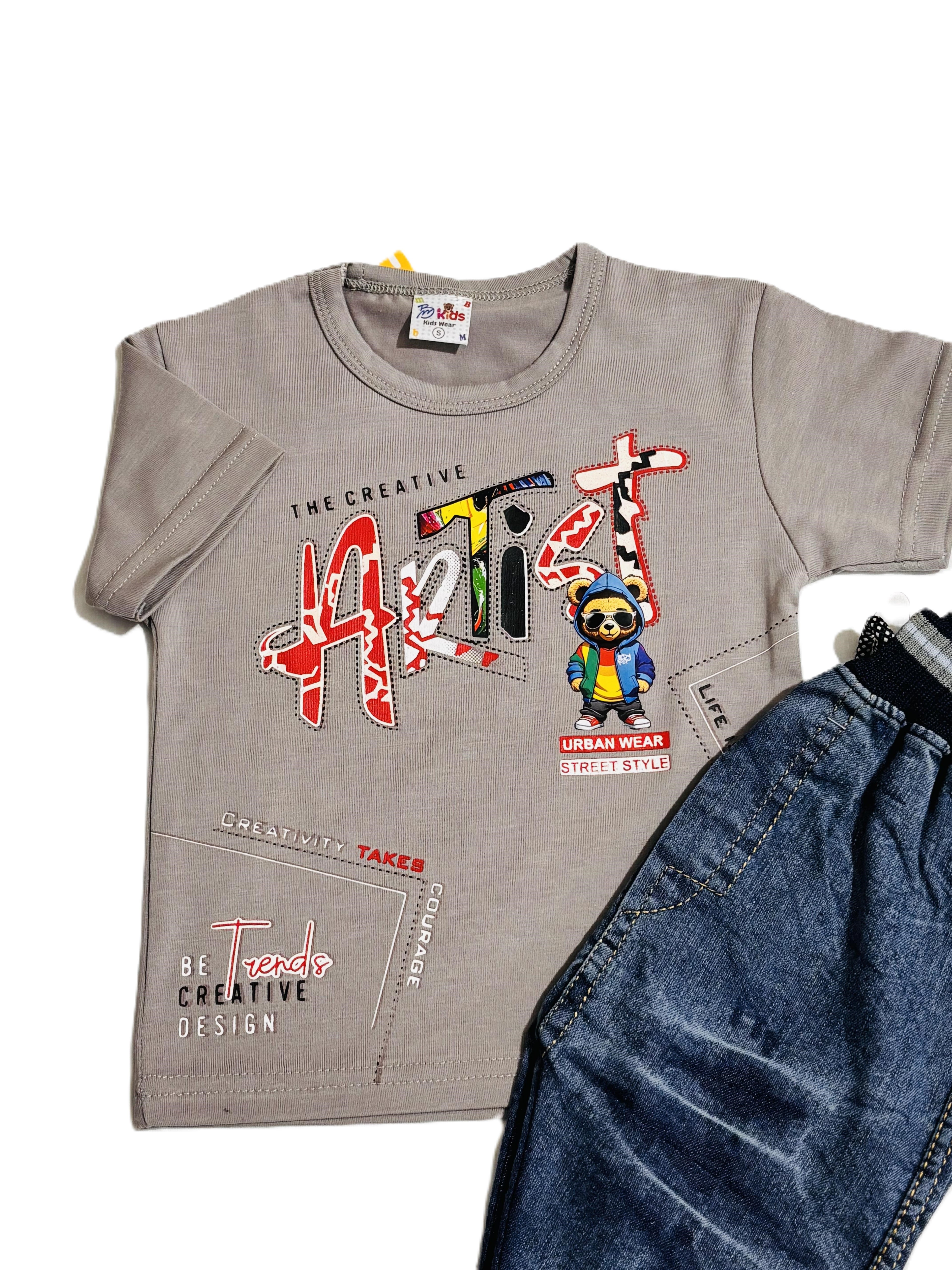 Kids t-Shirt with Pant Set – Stylish Outfit