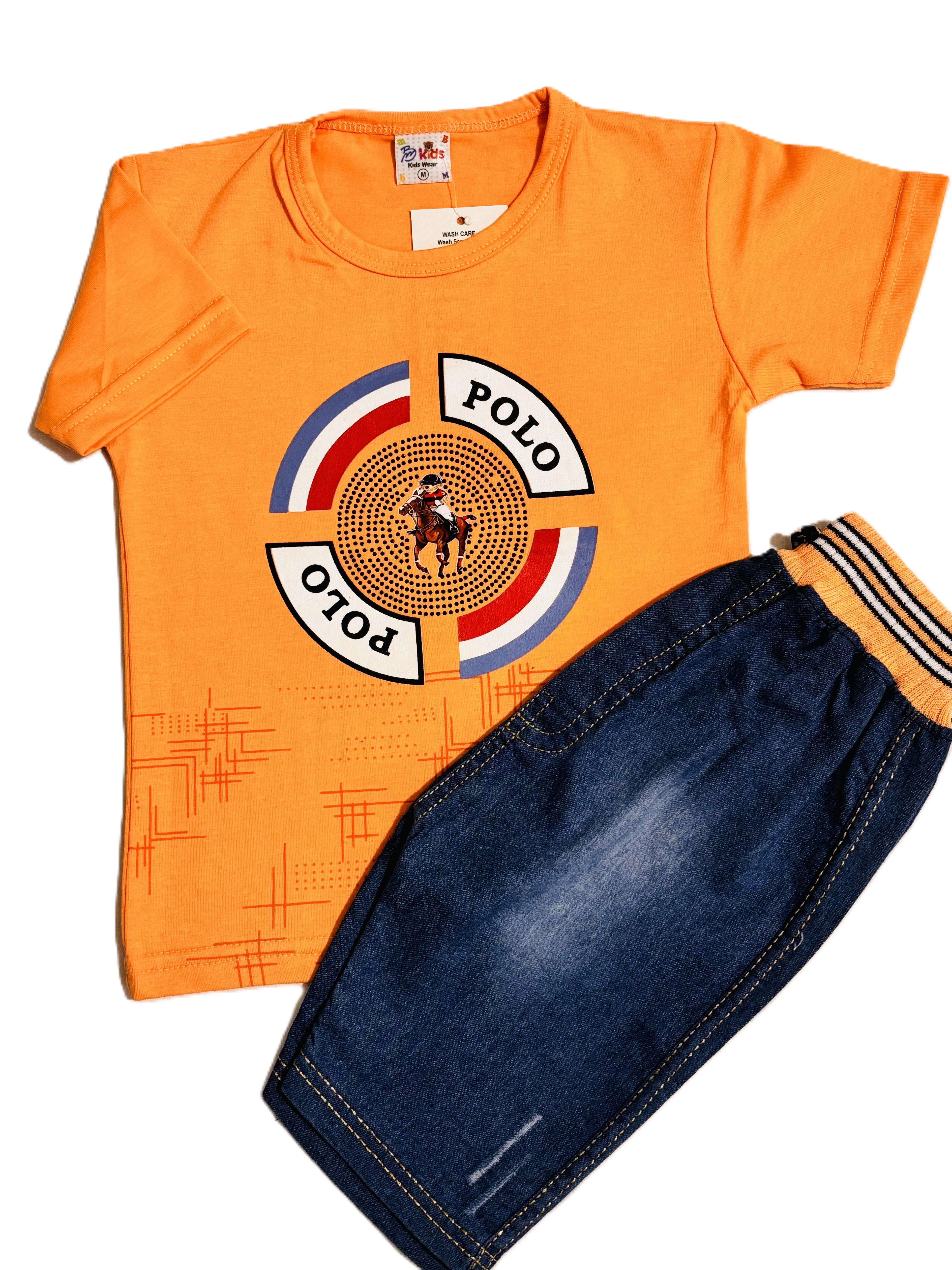 Kids polo Shirt with Pant Set – Stylish Outfit