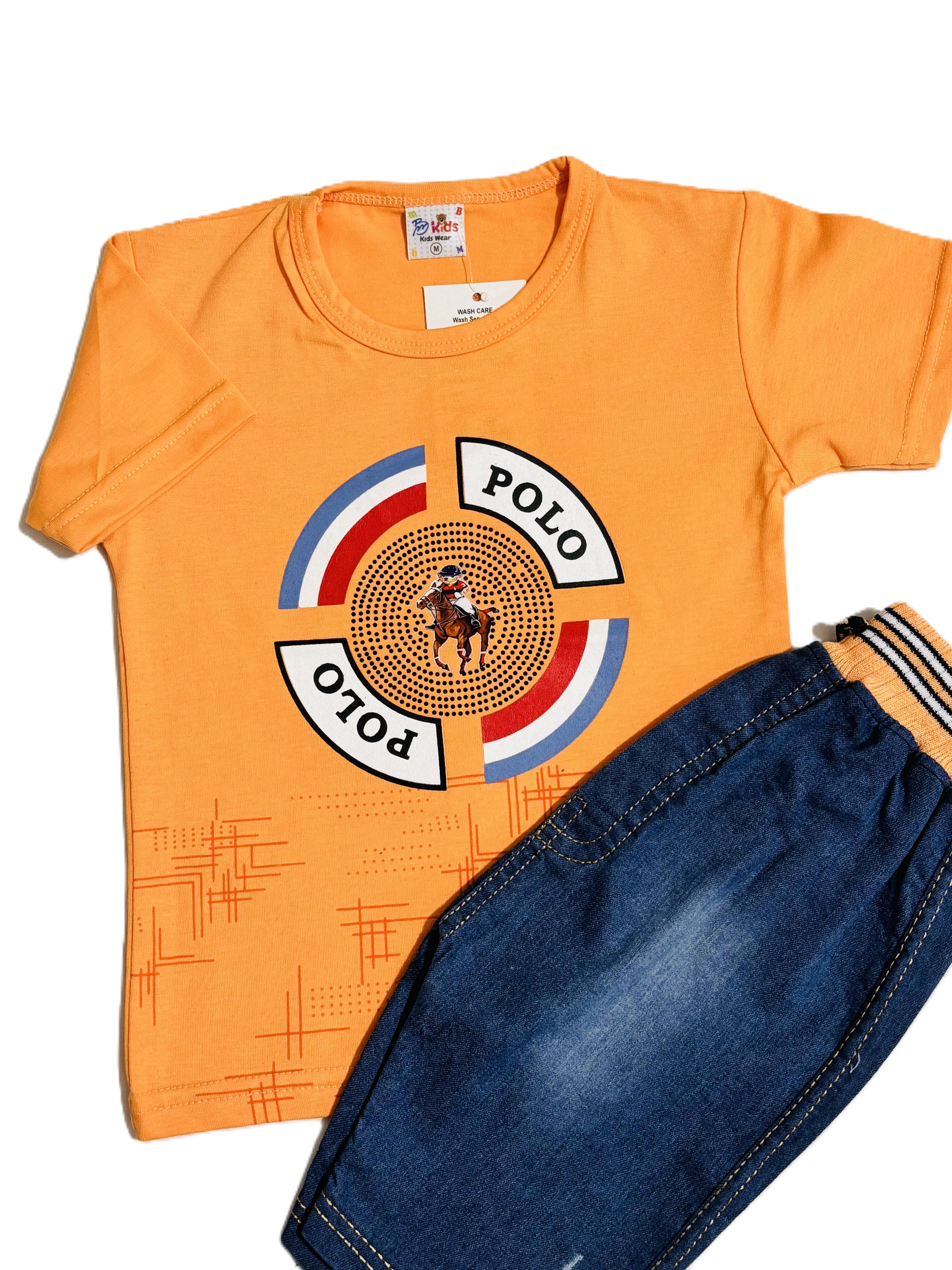 Kids polo Shirt with Pant Set – Stylish Outfit