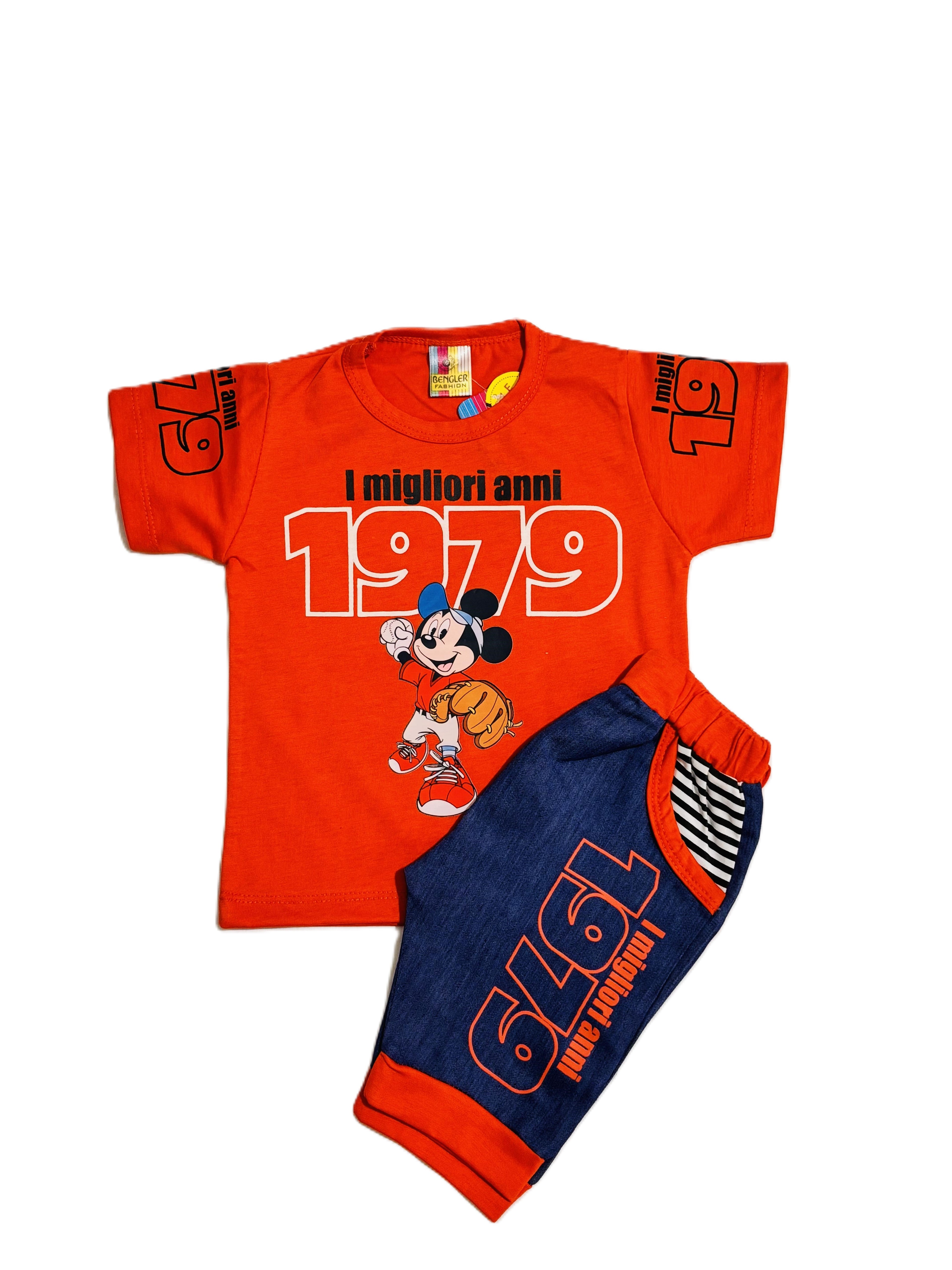 Kids Red Shirt with Pant Set – Stylish Outfit