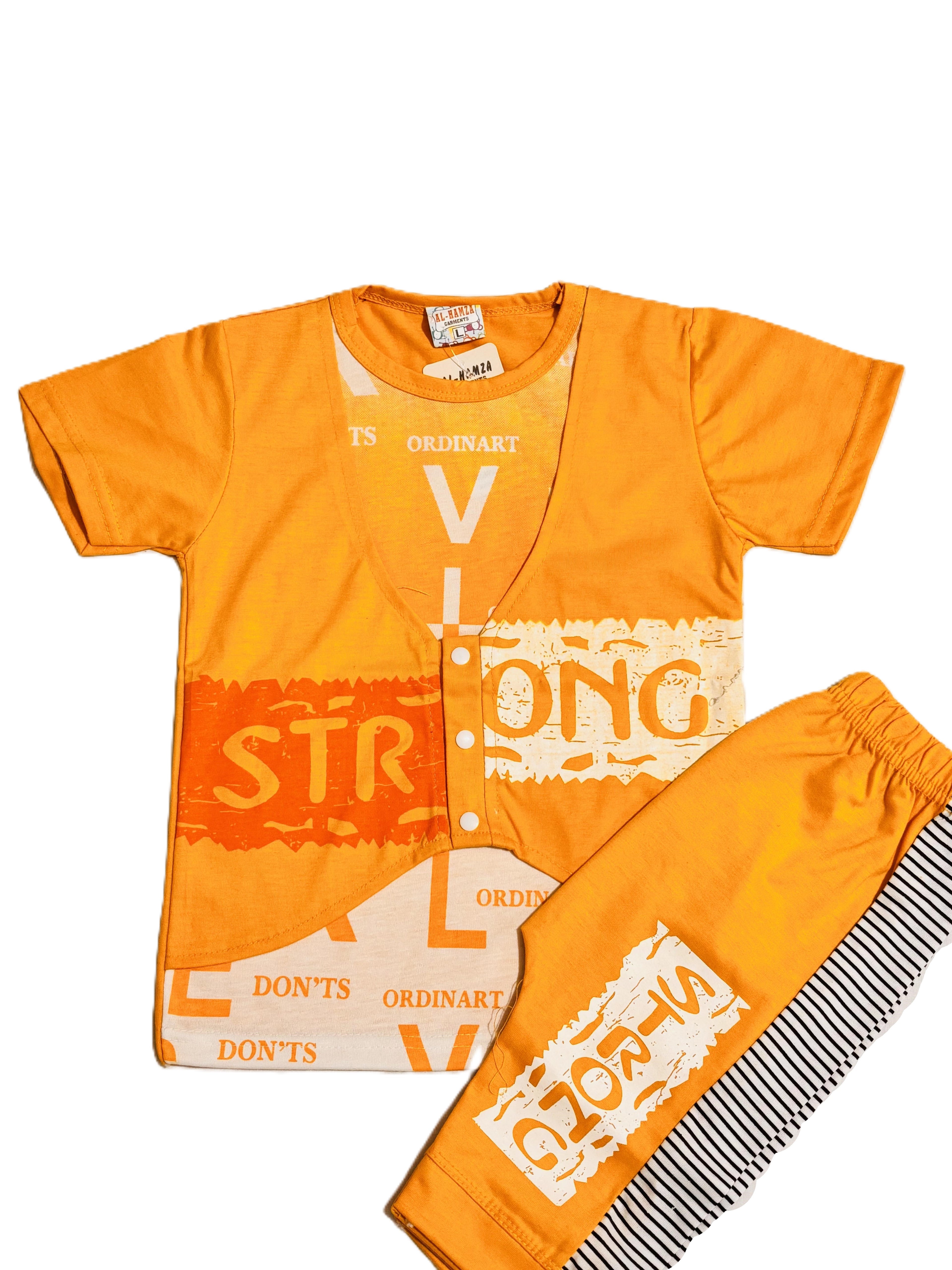Stylish Kids Boys Summer Outfit | 2 Piece T-Shirt Set