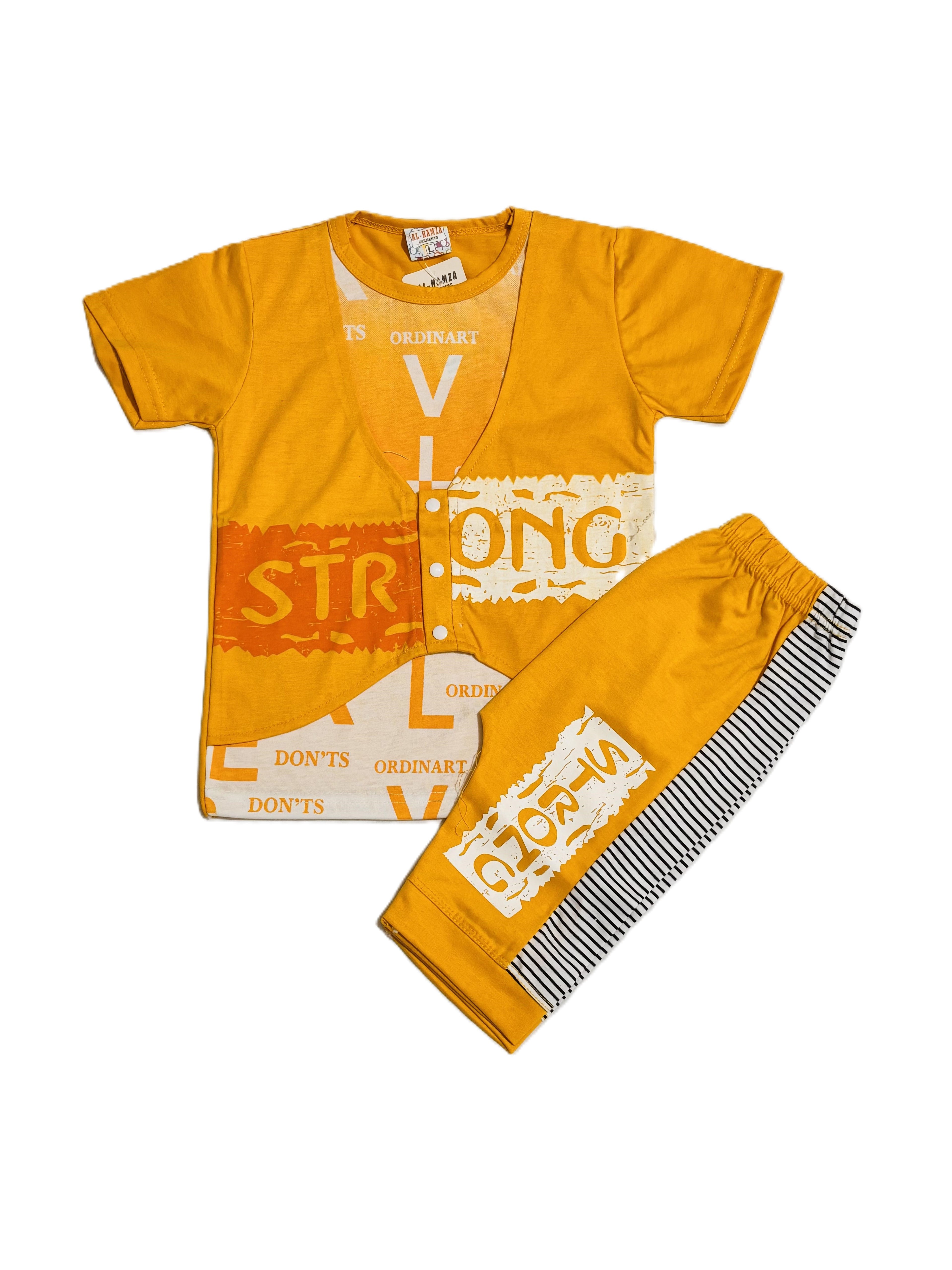 Stylish Kids Boys Summer Outfit | 2 Piece T-Shirt Set