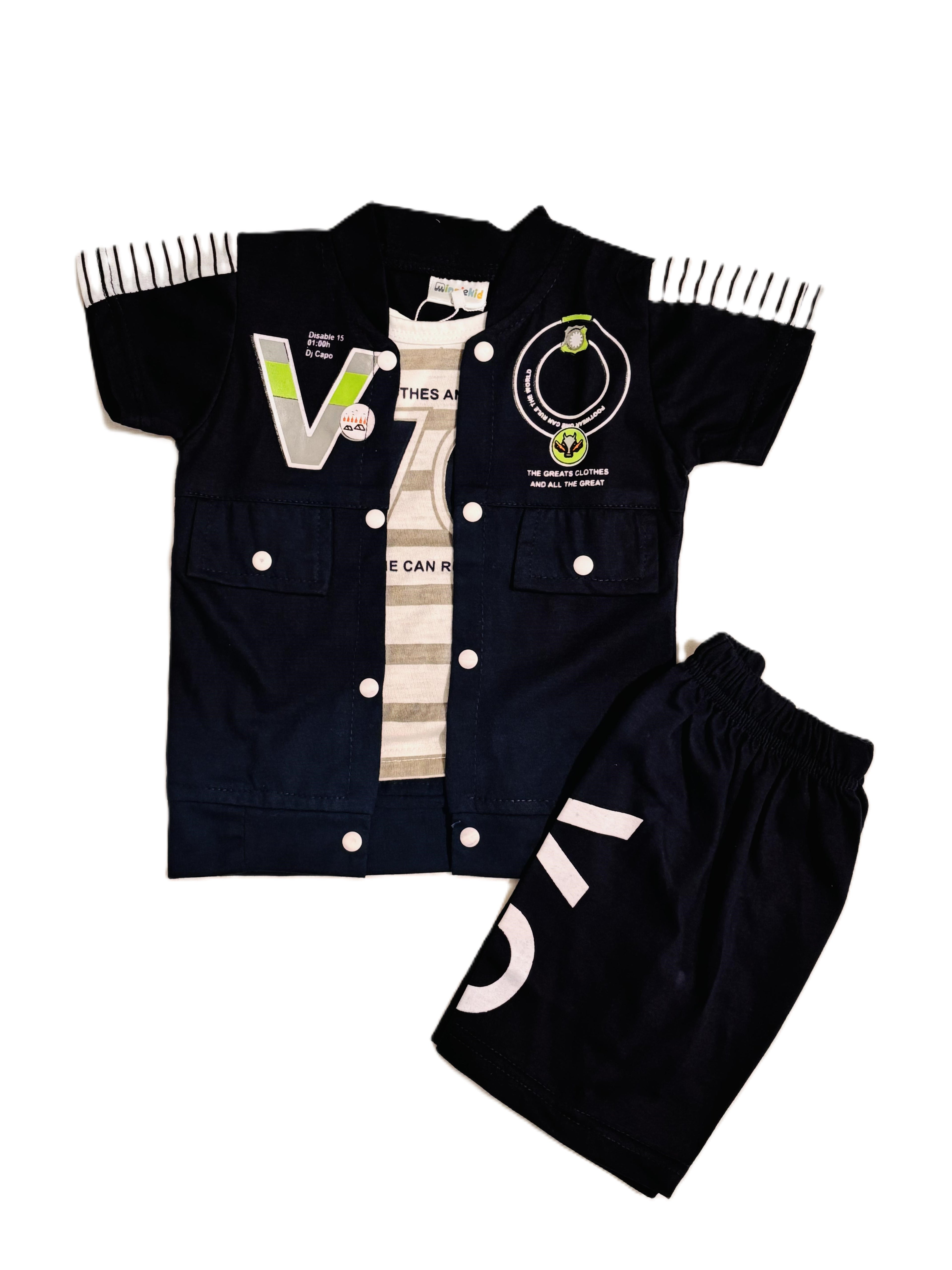 kids boy outfit, kids black shirt, kids summer dress.