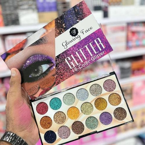 Glowing  Eyeshadow Glitter Kit (18 COLOR)